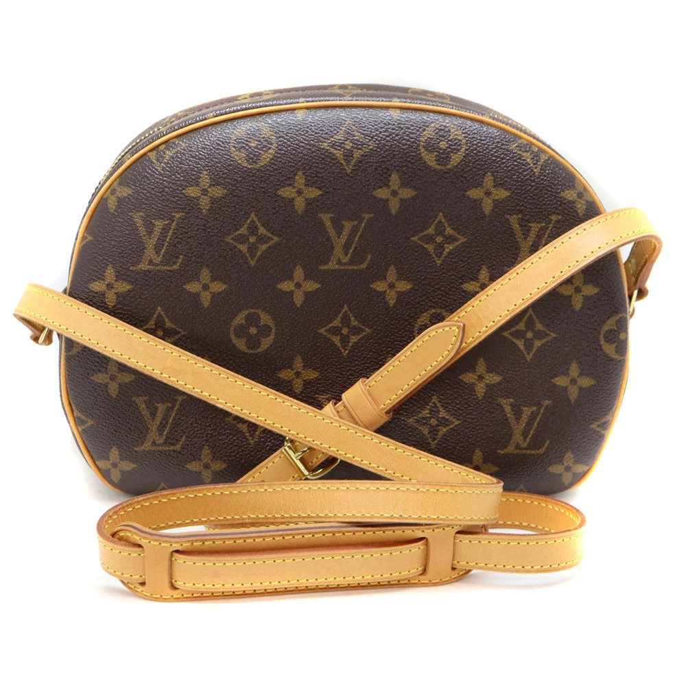 Louis Vuitton LV Monogram Bag Canvas Blois Shoulder Brown